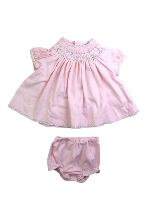 A Pink Dress Sets from Luli & Me in size 0-3M for girl. (Front View)