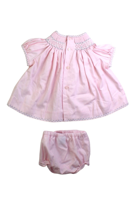 A Pink Dress Sets from Luli & Me in size 0-3M for girl. (Back View)
