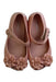 A Pink Flats from Mini Melissa in size 3T for girl. (Back View)