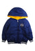 A Blue Puffer/Quilted Jackets from Chickeeduck in size 4T for boy. (Front View)