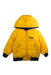 A Blue Puffer/Quilted Jackets from Chickeeduck in size 4T for boy. (Back View)