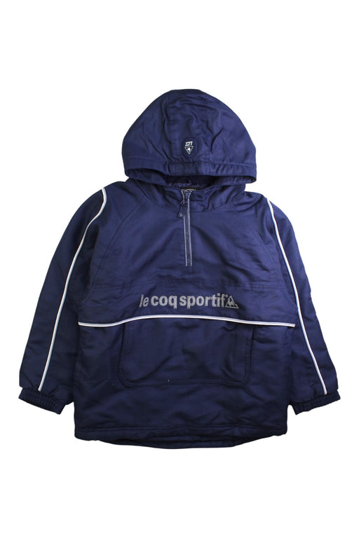 A Navy Lightweight Jackets from Le Coq Sportif in size 6T for boy. (Front View)