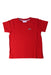 A Red Short Sleeve T Shirts from Lacoste in size 3T for boy. (Front View)