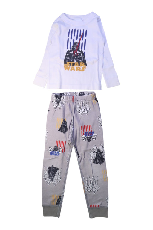 A White Pyjama Sets from Hanna Andersson in size 3T for boy. (Front View)