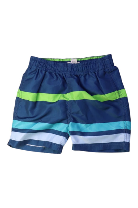 A Blue Swim Shorts from Peek in size 18-24M for boy. (Front View)