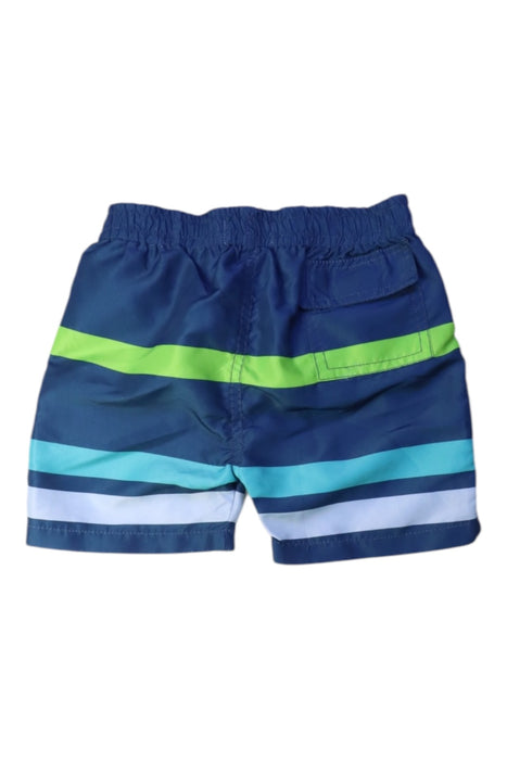 A Blue Swim Shorts from Peek in size 18-24M for boy. (Back View)