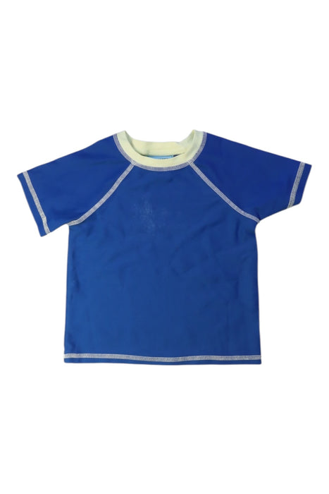 A Blue Rash Guards from Floatimini in size 2T for girl. (Front View)