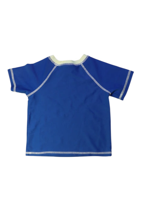 A Blue Rash Guards from Floatimini in size 2T for girl. (Back View)