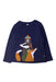 A Navy Long Sleeve T Shirts from Joules in size 3T for boy. (Front View)