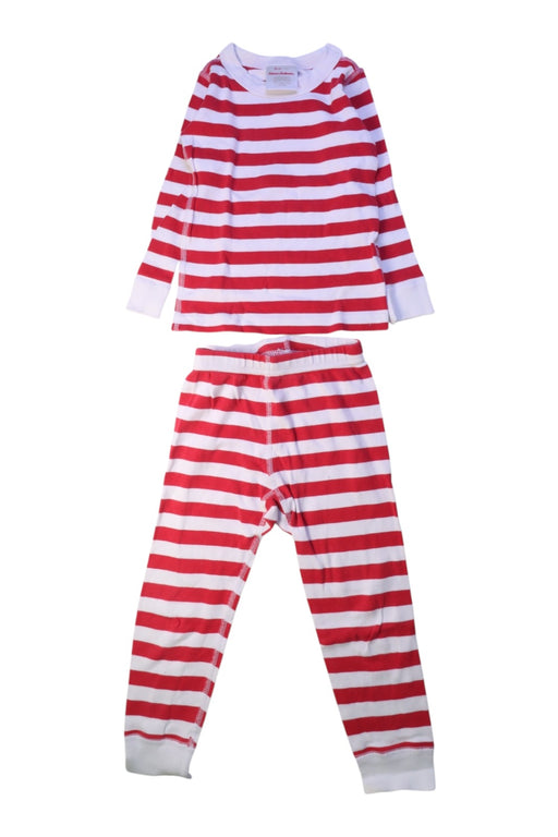 A Red Pyjama Sets from Hanna Andersson in size 3T for boy. (Front View)
