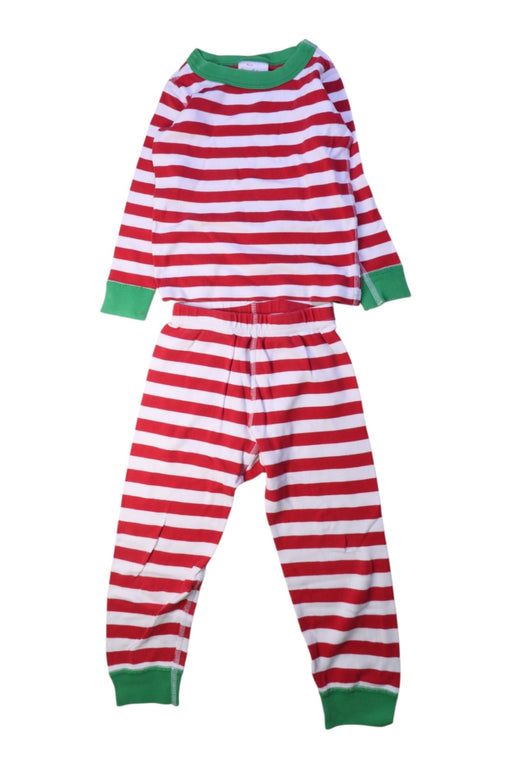 A Red Pyjama Sets from Hanna Andersson in size 3T for boy. (Front View)