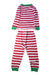 A Red Pyjama Sets from Hanna Andersson in size 3T for boy. (Back View)