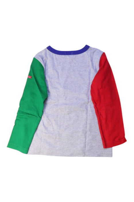 A Multicolour Long Sleeve T Shirts from Miki House in size 4T for boy. (Back View)