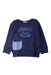 A Navy Crewneck Sweatshirts from BEAMS in size 4T for boy. (Front View)