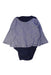 A Navy Long Sleeve Bodysuits from Petit Bateau in size 6-12M for boy. (Front View)