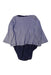A Navy Long Sleeve Bodysuits from Petit Bateau in size 6-12M for boy. (Back View)