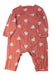 A Orange Long Sleeve Rompers from Petit Bateau in size 6-12M for girl. (Back View)