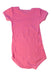 A Pink Short Sleeve Bodysuits from Petit Bateau in size 6-12M for girl. (Back View)