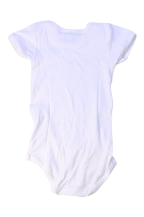 A White Short Sleeve Bodysuits from Petit Bateau in size 6-12M for neutral. (Back View)