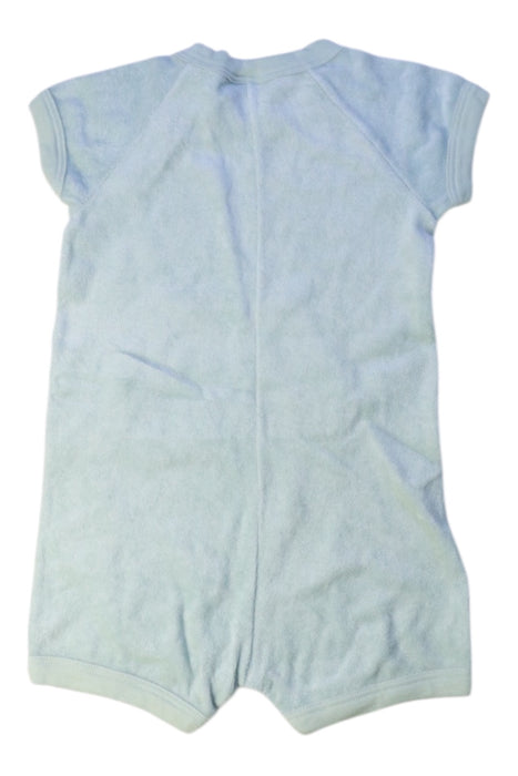 A Blue Short Sleeve Rompers from Petit Bateau in size 6-12M for neutral. (Back View)