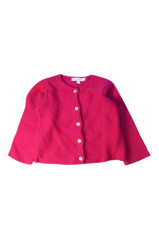 A Pink Cardigans from Jacadi in size 6-12M for girl. (Front View)