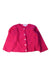 A Pink Cardigans from Jacadi in size 6-12M for girl. (Front View)