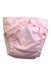 A Pink Cloth Diapers from Charlie Banana in size 0-3M for girl. (Front View)