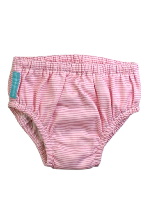 A Pink Swim Diapers from Charlie Banana in size 6-12M for girl. (Front View)