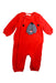 A Red Onesies from Momonittu in size 0-3M for neutral. (Front View)