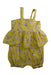 A Yellow Sleeveless Rompers from Seed in size 12-18M for girl. (Front View)