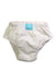 A White Swim Diapers from Charlie Banana in size 4T for neutral. (Front View)