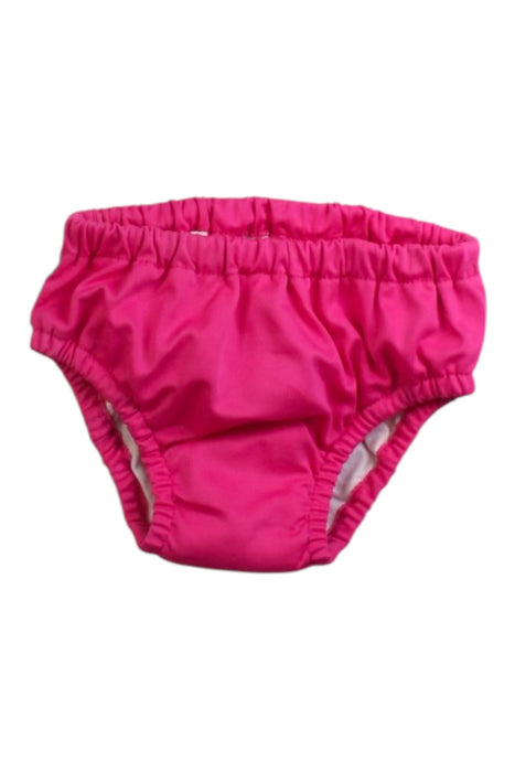 A Pink Swim Diapers from Charlie Banana in size 6-12M for girl. (Front View)