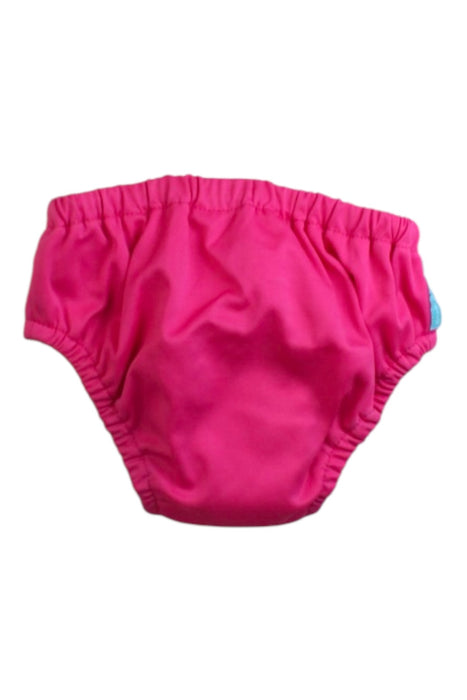 A Pink Swim Diapers from Charlie Banana in size 6-12M for girl. (Back View)