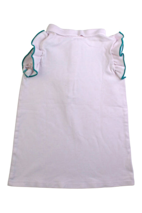 A White Sleeveless Polos from Jacadi in size 2T for girl. (Back View)