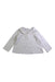 A Grey Long Sleeve Tops from Petit Bateau in size 12-18M for girl. (Front View)