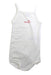 A White Sleeveless Bodysuits from Petit Bateau in size 2T for girl. (Front View)