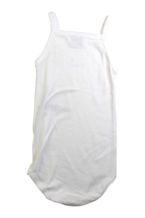 A White Sleeveless Bodysuits from Petit Bateau in size 2T for girl. (Back View)
