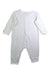 A White Onesies from Petit Bateau in size 12-18M for girl. (Back View)