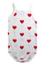 A White Sleeveless Bodysuits from Petit Bateau in size 18-24M for girl. (Front View)