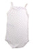A White Sleeveless Bodysuits from Petit Bateau in size 2T for girl. (Back View)