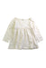 A Ivory Long Sleeve Tops from Quincy Mae in size 2T for girl. (Front View)