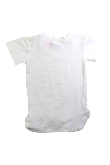 A White Short Sleeve Bodysuits from Dimples in size 12-18M for boy. (Back View)