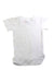 A White Short Sleeve Bodysuits from Dimples in size 12-18M for boy. (Back View)