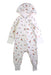 A White Onesies from Polarn O. Pyret in size 6-12M for neutral. (Front View)