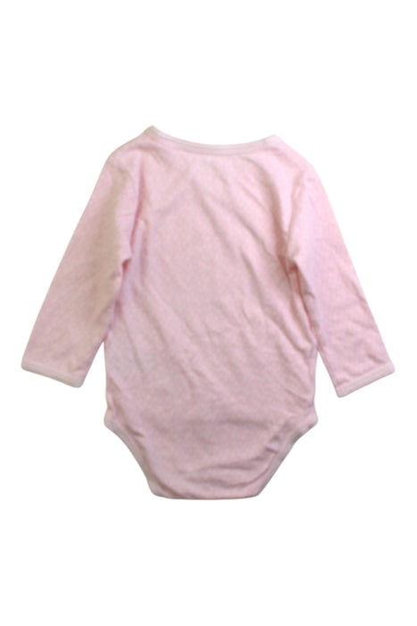 A Pink Long Sleeve Bodysuits from Michael Kors in size 6-12M for girl. (Back View)