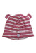 A Pink Beanies from Polarn O. Pyret in size 3-6M for neutral. (Front View)