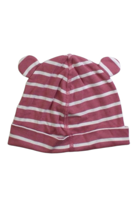 A Pink Beanies from Polarn O. Pyret in size 3-6M for neutral. (Back View)