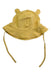 A Yellow Sun Hats from Polarn O. Pyret in size 3-6M for neutral. (Front View)