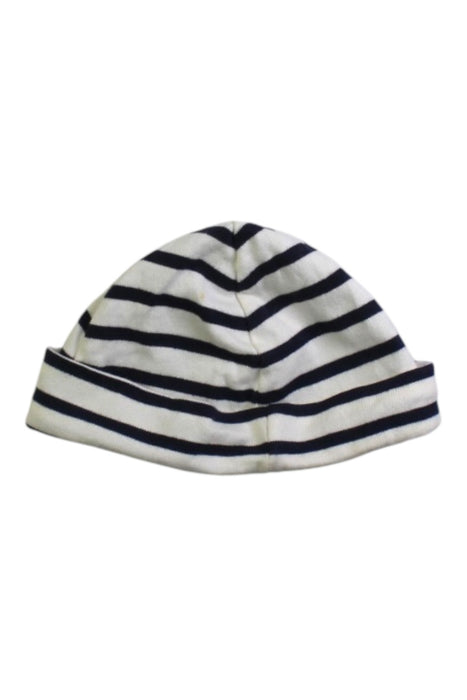 A White Beanies from Petit Bateau in size 12-18M for boy. (Back View)