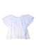 A White Sleeveless Tops from Chloe in size 6T for girl. (Front View)